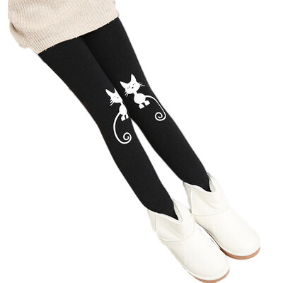 

Winter Girls Leggings Newborn Cartoon Animal Kids Cute Stretchy Warm Thicken Trousers Pants