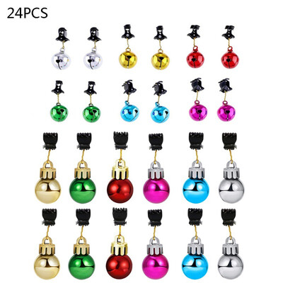 

Christmas Beard Ornaments Easy Attach High Gloss Shiny Facial Hair Clips Beard Bauble for Holiday Events Christmas Party