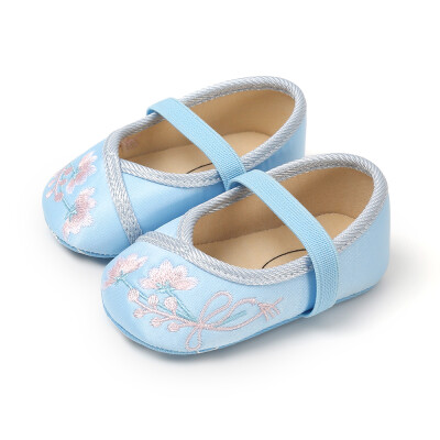 

Autumn Baby Girl 0-18M Toddler shoes Anti-Slip Casual Walking Shoes Floral Embroidery Design Sneakers newborn baby Walkers Shoes