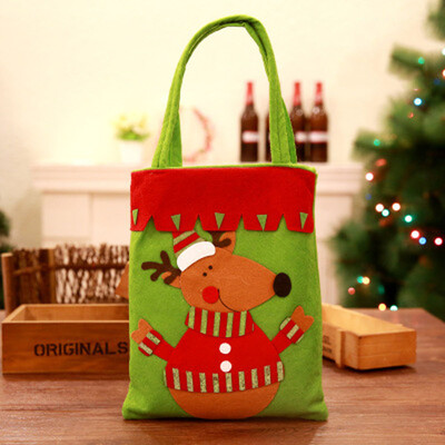 

Toponeto Christmas Candy Bag Santa Claus Snowmen Gift Children Party Storage