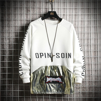 

Toponeto Men Casual Autumn&Winter Letter Printed Long Sleeve Shirt Loose Blouse
