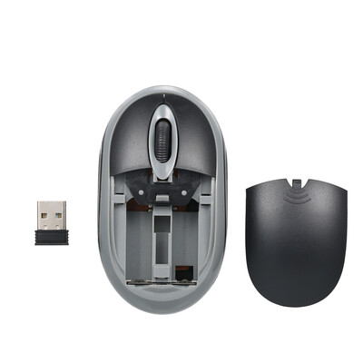 

24G Wireless Mouse 1600DPI Optical Mini Portable Mobile Mouse with USB Receiver 3 Buttons for PC Laptop Desktop Fit for LeftRigh