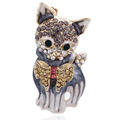 

Crystal Rose Insect Plants Rhinestone Brooch Decoration Collection Gift