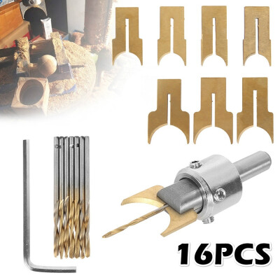 

16Pcs Wooden Bead Maker Beads Drill Bit Milling Cutter Set Woodworking Tool Drill Bits Kit