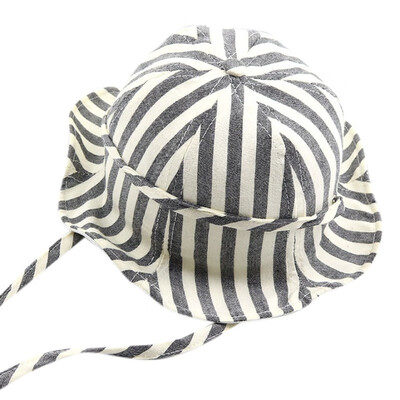 

Striped Basin Cap Fisherman Hat Baby Girl Sun Hat Cotton Children Kids Baby Summer Hat Dot Beach Bucket Girls Hats