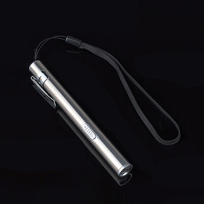 

USB Mini Rechargeable Flashlight Stainless Steel Strong Light LED Medical Flashlights Portable Waterproof Lamp
