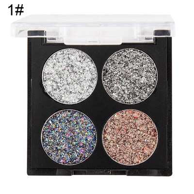 

HANDAIYAN Glitter Star Sequins Pearlescent Eyeshadow Palette Long Lasting Makeup
