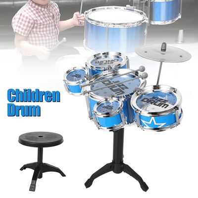 

New Childrens Simulation Drum Set Fighting Jazz Musical Toys