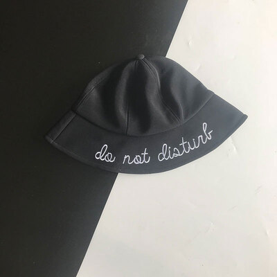 

New outdoor spring&autumn fishermans hat Street hip-hop tide hat embroidered letters mens bonnet eaves hat