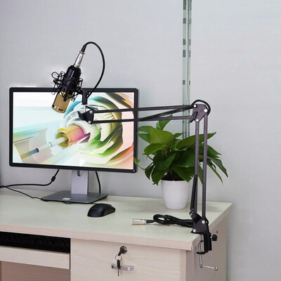 

BM800 Professional Suspension Microphone Kit Studio Live Stream Broadcasting Recording Condenser Microphone Set