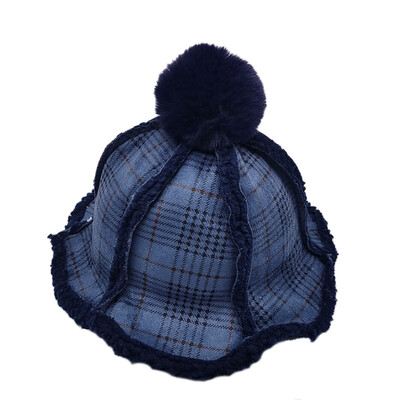 

Autumn Baby Child Bucket Hat Warm Solid Kids Boys Girls Children Outdoor Bucket Hat Winter Beach Sun Cap