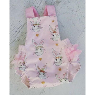 

Cute Newborn Baby Girls Clothes Easter Bunny Romper Bodysuit Jumpsuit Outfits