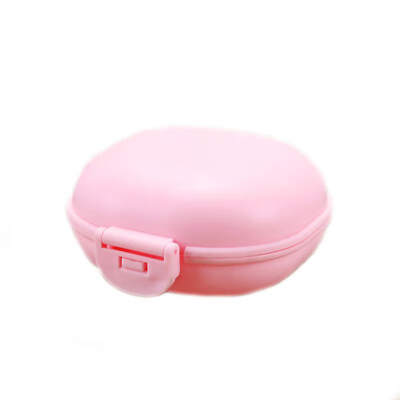 

CuTE Plastic Candy Color Soap Dishes Container Box Holder Storage Organizer for Home Bathroom Hiking Traveling Camping