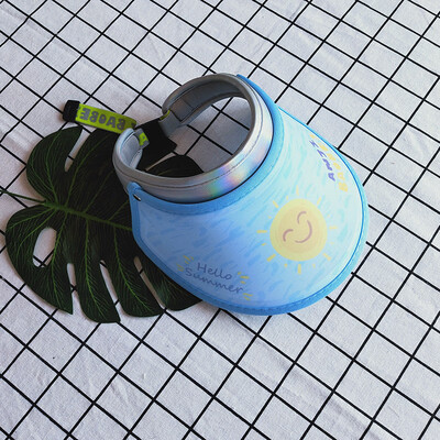 

Baby Hat Summer Sun Hat for children Sun Hat for boys&girls breathable sunscreen thin large brim empty top hat tide