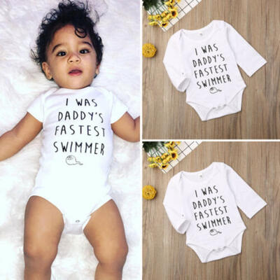 

Cotton Newborn 3 6 12 18  Romper Baby Boy Girl Clothes Casual Bodysuit Outfits