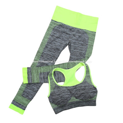 

New Yoga Sets Women Gym Clothes Cotton Blends Material Breathable Sports Bra Pants Yoga Set Women
