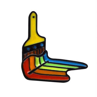 

Art Enamel Pin Color Palette Color Palette Color Brush Brooch Painting Color Palette Pen Brooch Clothing Accessories Artist Gift