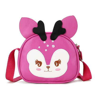 

1Pc Baby Bag Children Cute Cartoon Design Cross-body Handbag Fashion Girls Kids PU Shoulder Messenger Bag