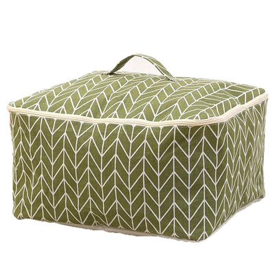 

Foldable Storage Bag Clothes Pouches Quilt Blanket Sweater Box Closet Yellow