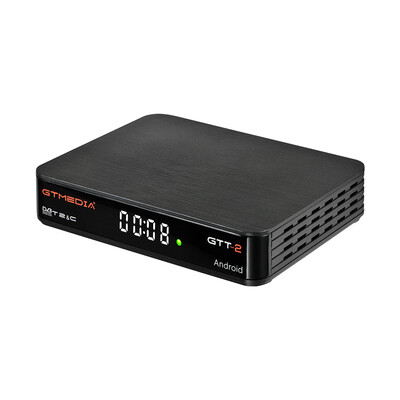 

GTMEDIA GTT-2 Android 60 TV BOX DVB-TT2CableJ83ABCISDBT Set-top Box Built-in 24G WI-FI Amlogic S905D 4K Playback TV Rece
