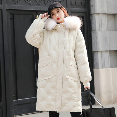 

Toponeto Women Winter Warm Coat Hooded Thick Warm Loose Pocket Jacket Long Overcoat