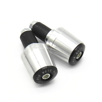 

2x Aluminum Alloy Handlebar Shockproof Motorcycle Grips Bar Plug Slider End Cap