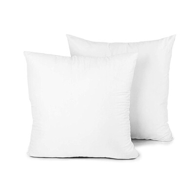 

JPGIF 2-Piece Hypoallergenic Down Substitute Polyester Square Pillow Core 41x41cm