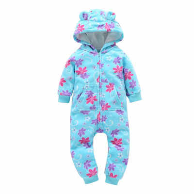 

New Born baby Winter Atutumn warm clothes boys Girls tracksuit newborn baby long sleeved rompers girls cotton jumpsuit