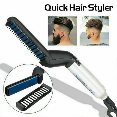 

HOTMen Quick Beard Straightener Styler Comb Hair Straightening Curly Hair Straightening Comb New