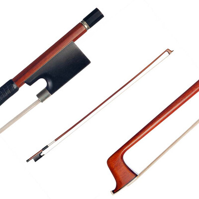 

Violin Bow IPE Bow Stick Ebony Frog&Mongolia Horsetail Bow Hair for 44 Full Size Violin
