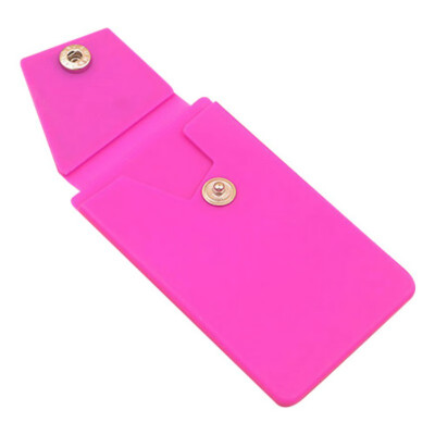 

Phone Card Bag Stand Holder Silicone Stick On Credit Wallet For IPhone Android Smartphone With Phone Stand