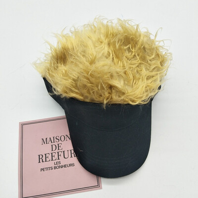 

Adult Childrens Creative Wig Baseball Hat Outdoor Sports Sun Visor Baseball Cap