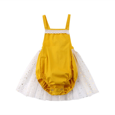

New Infant Baby Girls Romper Princess Tutu Skirt Dress Party Outfits 0-24M