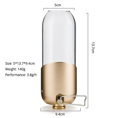

Gas Lantern Portable Gas Light W Valve Butane Light Hiking Outdoor Camping Lamp