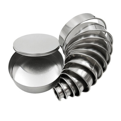

12Pcs Stainless Steel Round Mousse Cake Circle Donut Cookie Mold Cake Ring Diy Handmade