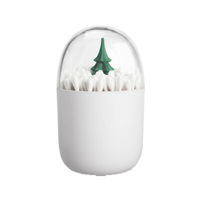 

Siaonvr Creative Dustproof Cotton Swab Bud Holder Dispenser Organizer Storage Box Exotic