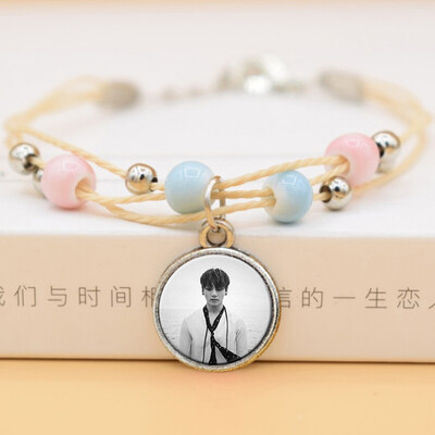 

Kpop BTS Bangtan Boys League Rope Gemstone Bracelet