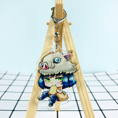 

CAR-TOBBY Anime Demon Kimetsu no Yaiba Keychain Key Ring Phone Pendant