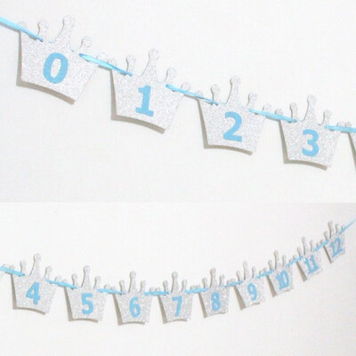 

Unique Crown Photo Clips Household Photo Clips For Baby DIY Birthday Party Decoration