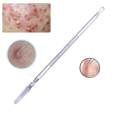 

Double-End Acne Needle Stainless Steel Blackhead Remover Pimple Extractor Blemishes Removal Tool