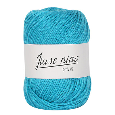 

Toponeto 1PC 50g Chunky Colorful Hand Knitting Baby Milk Cotton Crochet Knitwear Wool A