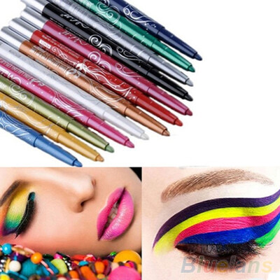 

12 ColorsSet Eye Shadow Lip Liner Eyeliner Eyebrow Pen Pencil Makeup Cosmetic