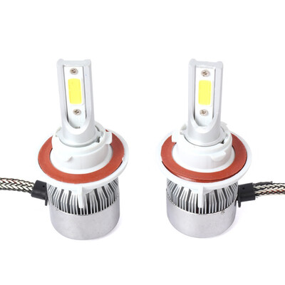 

H13 C6S 2PCS Led Cob LED Chip Car Headlamp 36W 6500k White Light 8000LM Car Bulb Fog Light