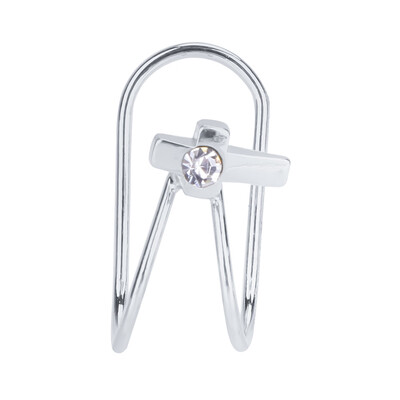 

Korean Creative Earrings Single Imitation Pearl Gold Silver Star U-shaped Ear Clips Women Jewelry DIY Earrings Accessories