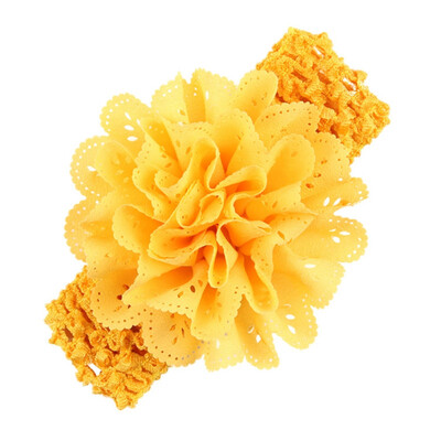

Baby Headband Hair Accessories Girl Chiffon 3D Flower hairband Infant Hair Weave Band