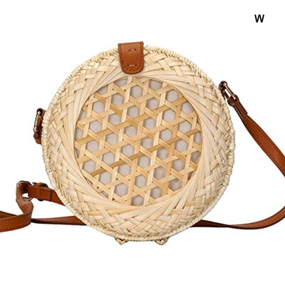 

Natural ladies rattan bag summer storage straw handbag shoulder bag tote bag multi-functional cosmetics storage bag cosmetics be