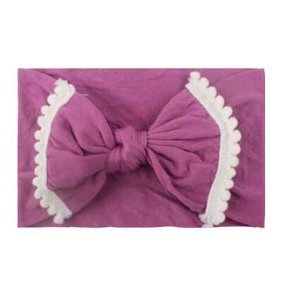 

New Baby Girls Headband Hair Band Elastic Soft Bowknot Headwraps Turban Accessories For Newborn Infant Toddler