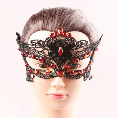 

2018 Halloween Sexy Lady Lace Mask Cutout Eye Mask for Masquerade Festival Party Gift Halloween Black DIY Decorations Mask