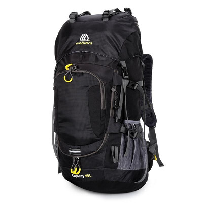 

60L Waterproof Hiking Backpack Camping Mountain Climbing Cycling Backpack Outdoor Sport Bag with Rain Cover