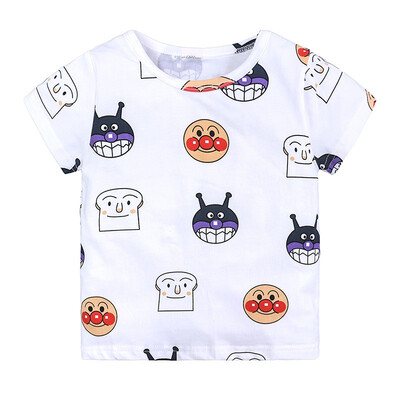 

Children Boys Summer Cotton Cartoon Pattern T-shirt Tops Blouse Short Sleeve Shirt Outfits Girls Tee